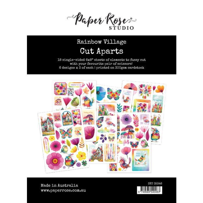 Paper Rose Cut Aparts Paper Pack