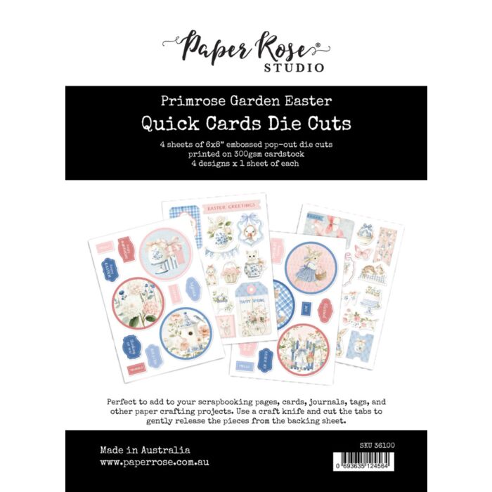 Paper Rose Quick Cards Die Cuts