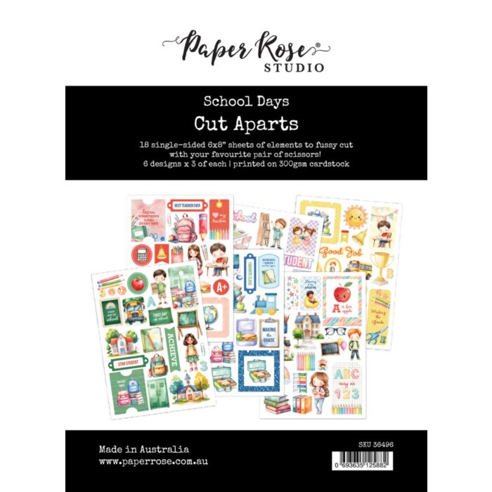 Paper Rose Studio School Days Cut Aparts