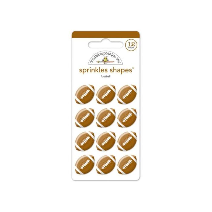 Doodlebug Design - Sprinkles Shapes - Football