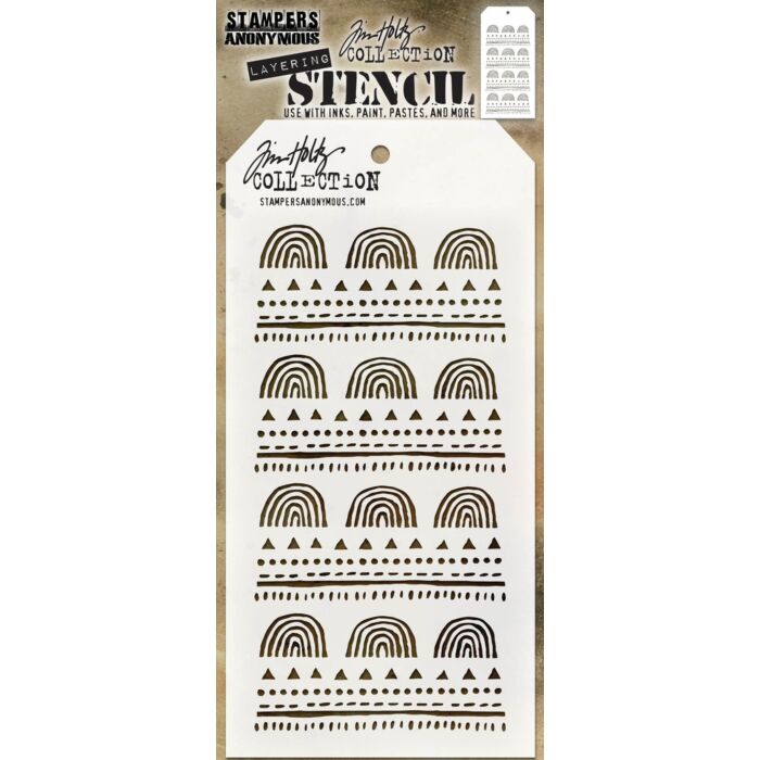 Stampers Anonymous Tim Holtz Layering Stencil
