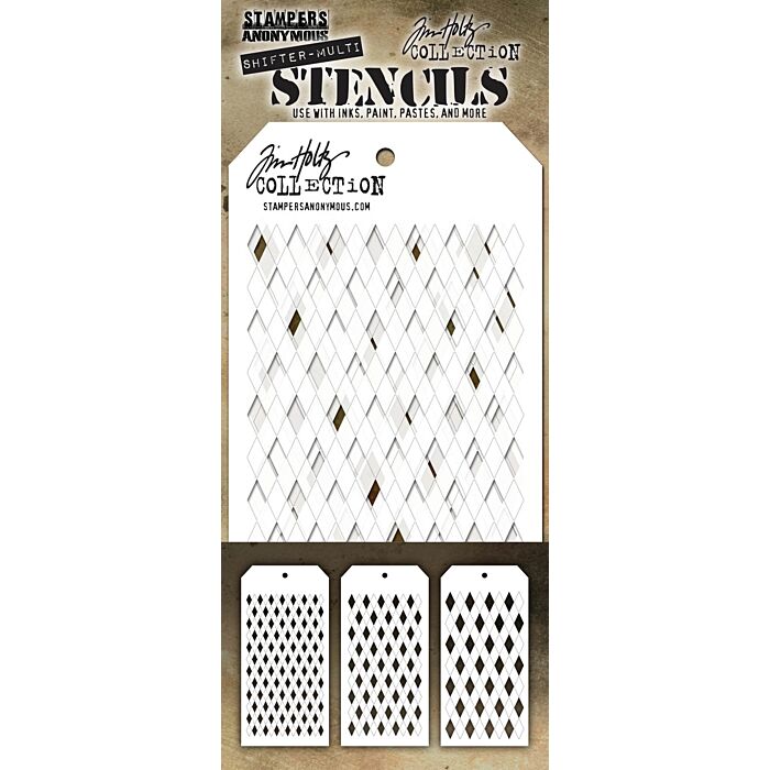 Stampers Anonymous Tim Holtz Layering Stencil Set