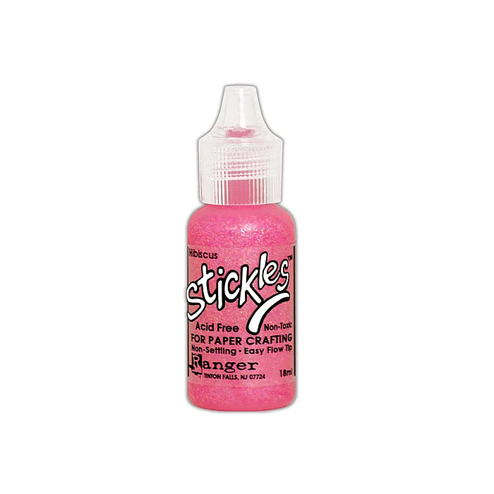 Ranger Ink - Stickles Glitter Glue - Hibiscus