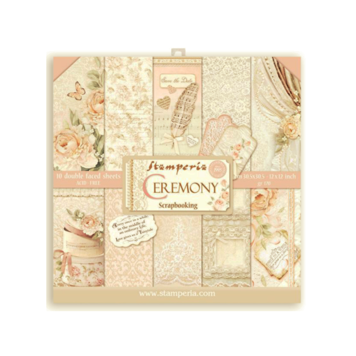 Stamperia - Scrapbooking Pad 10 sheets cm 30