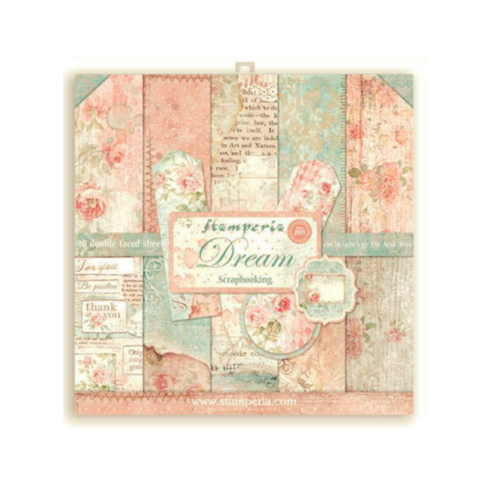 Stamperia - Scrapbooking Pad 10 sheets cm 30
