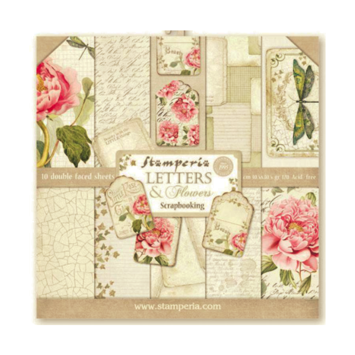Stamperia - Scrapbooking Pad 10 sheets cm 30