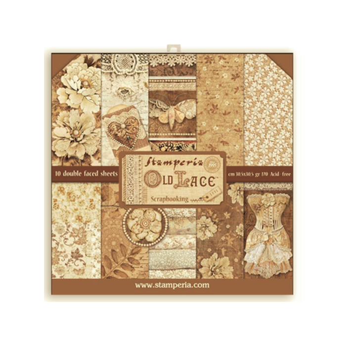 Stamperia - Scrapbooking Pad 10 sheets cm 30