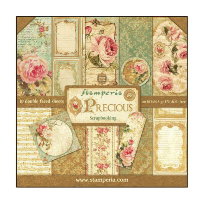 Stamperia - Scrapbooking Pad 10 sheets cm 30
