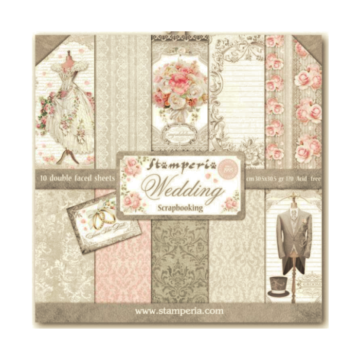 Stamperia - Scrapbooking Pad 10 sheets cm 30