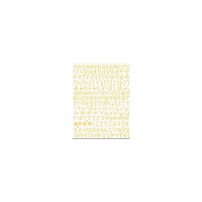 Doodlebug - All mixed Up Medium Rub-Ons-Bumblebee