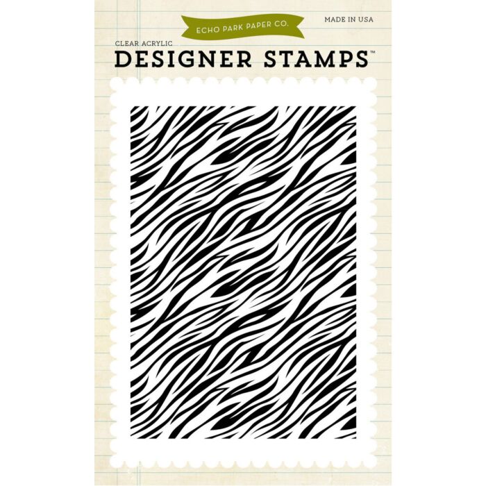 Echo Park - Zebra Print 4X6 Stamp Set