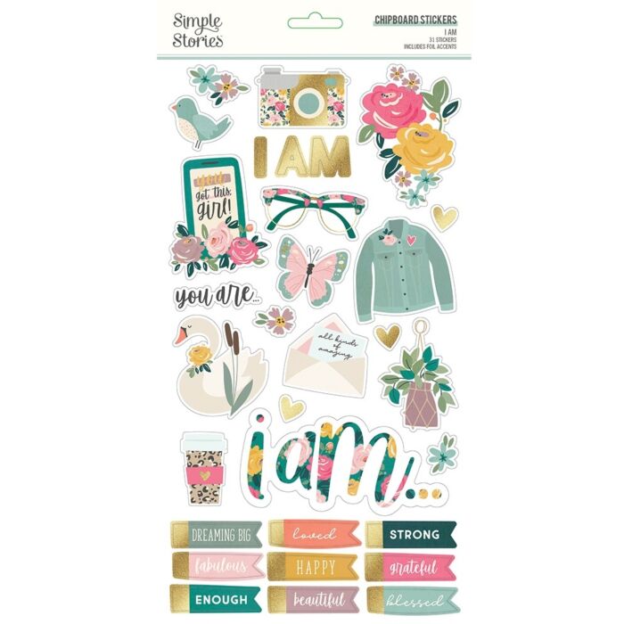 Simple Stories 6X12 Chipboard