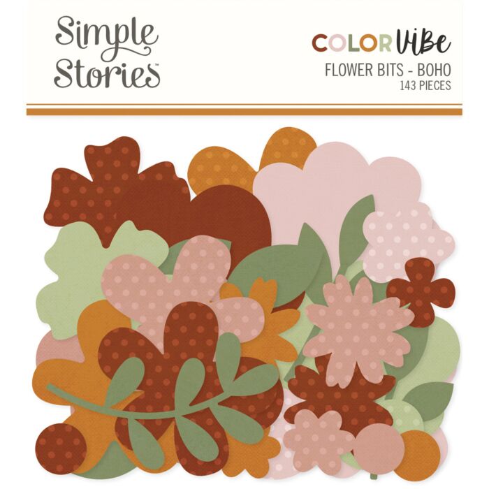 Simple Stories Color Vibe Flowers Bits & Pieces