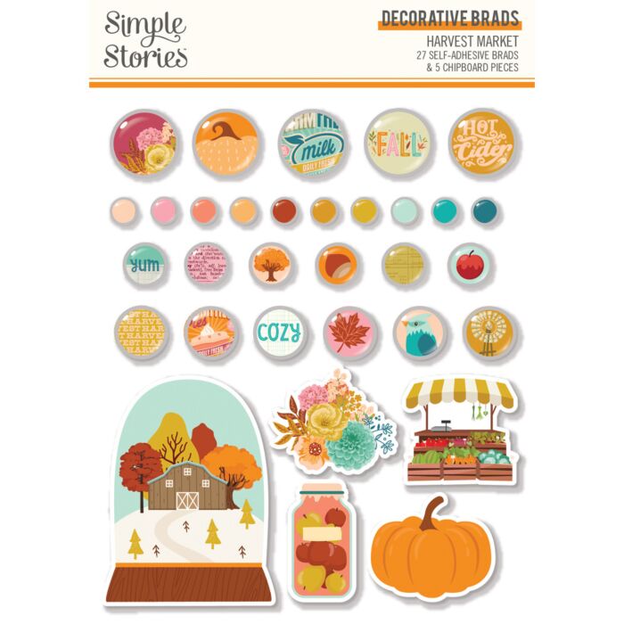 Simple Stories Decorative Brads