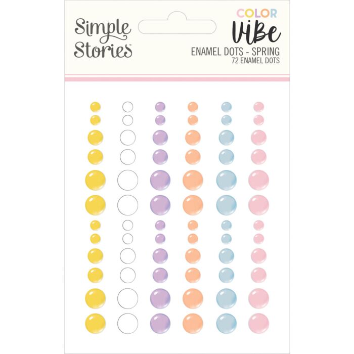 Simple Stories Color Vibe Enamel Dots