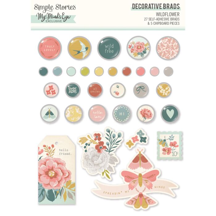 Simple Stories Decorative Brads