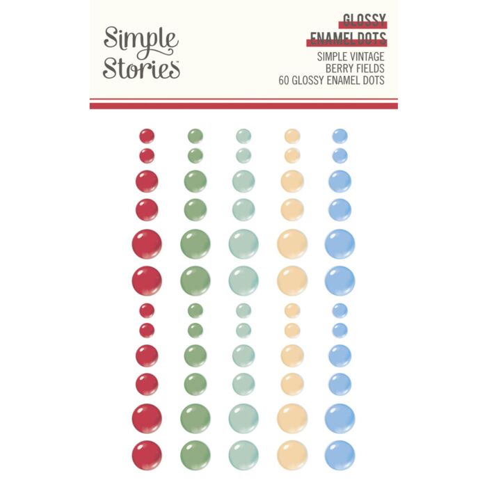 Simple Stories Glossy Enamel Dots