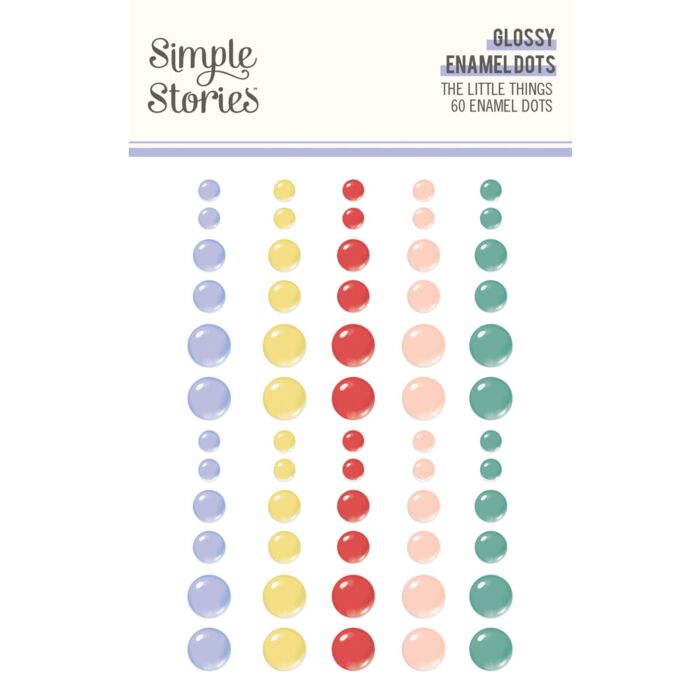Simple Stories Glossy Enamel Dots