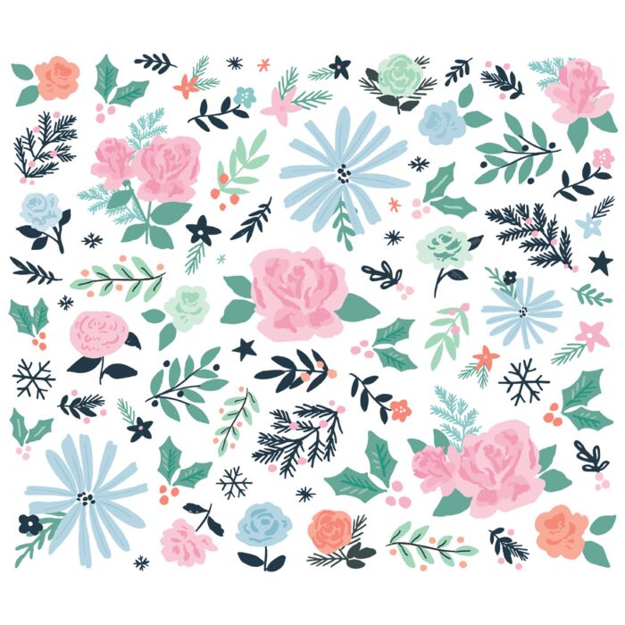 Simple Stories Floral Bits & Pieces