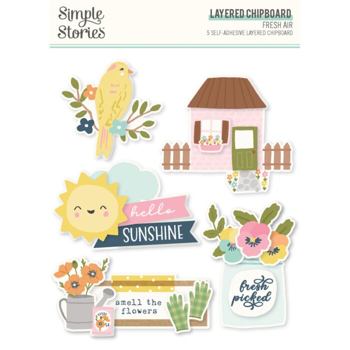 Simple Stories Layered Chipboard