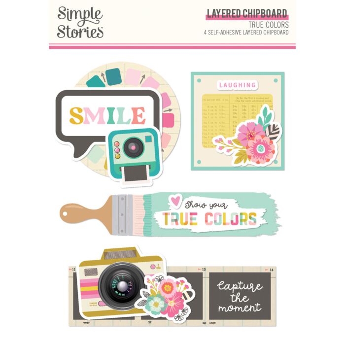 Simple Stories Layered Chipboard