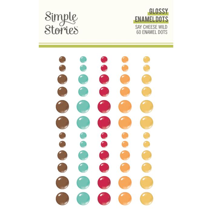 Simple Stories Glossy Enamel Dots