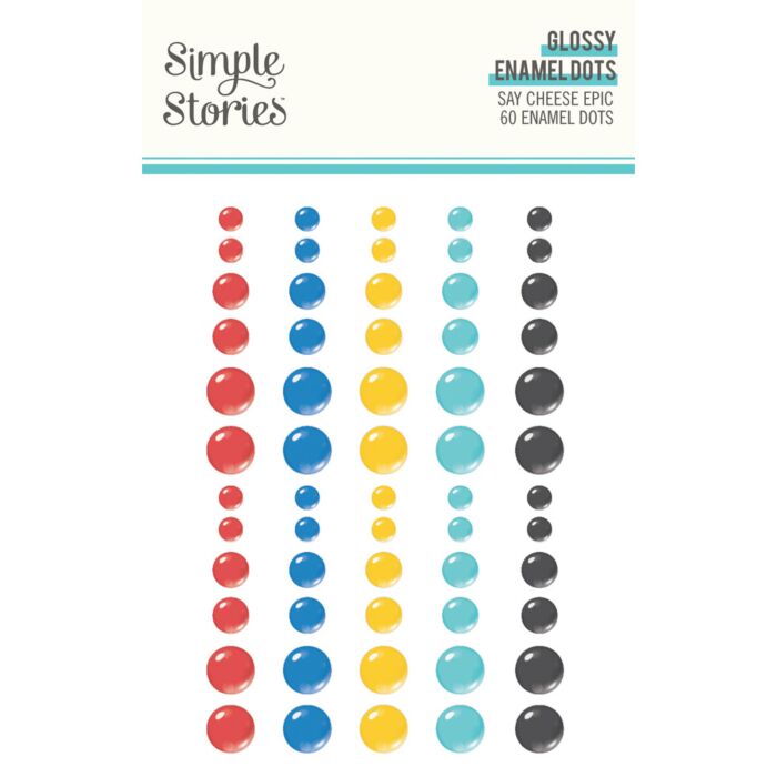 Simple Stories Glossy Enamel Dots