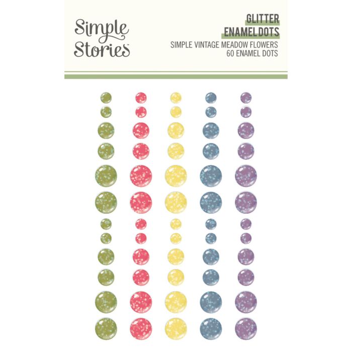 Simple Stories Glitter Enamel Dots