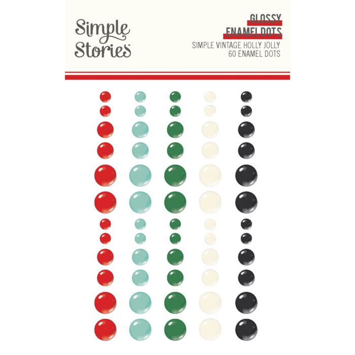 Simple Stories Glossy Enamel Dots