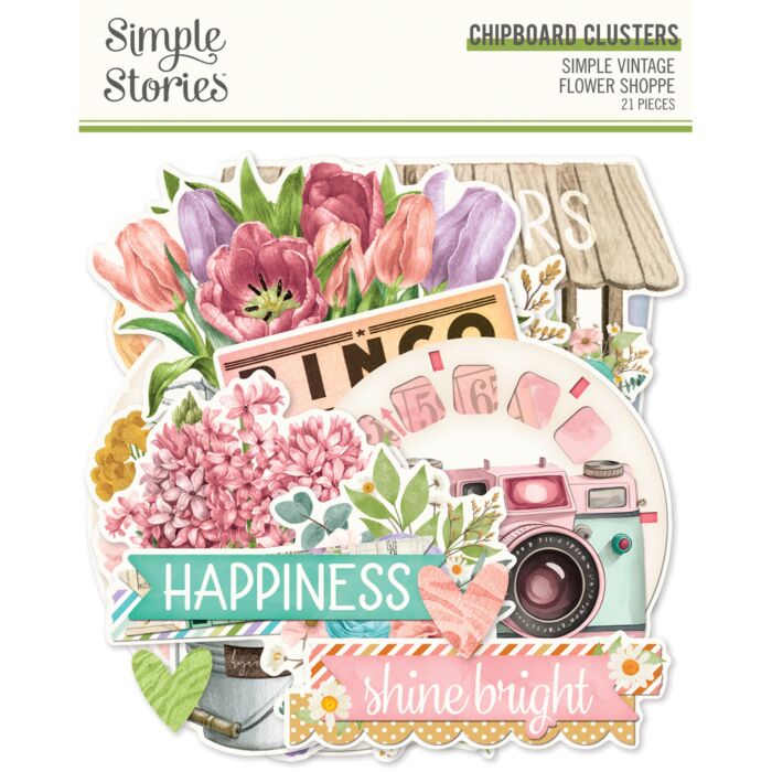 Simple Stories Chipboard Clusters