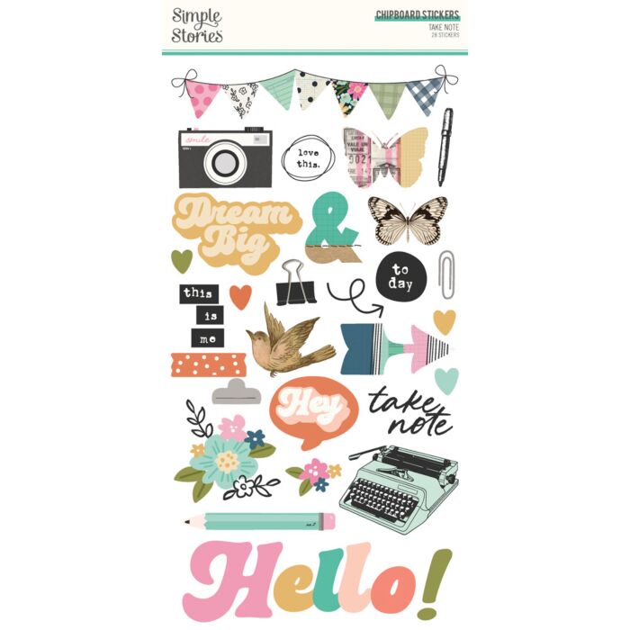 Simple Stories 6X12 Chipboard