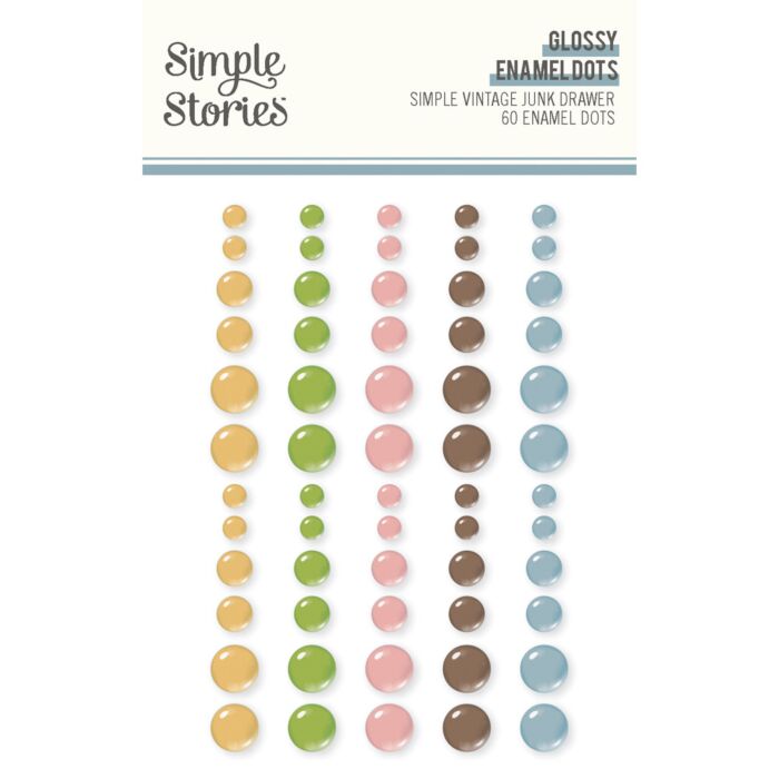 Simple Stories Glossy Enamel Dots