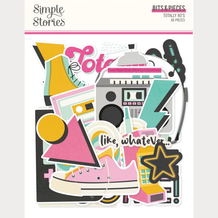 Simple Stories Totally 80's Bits & Pieces