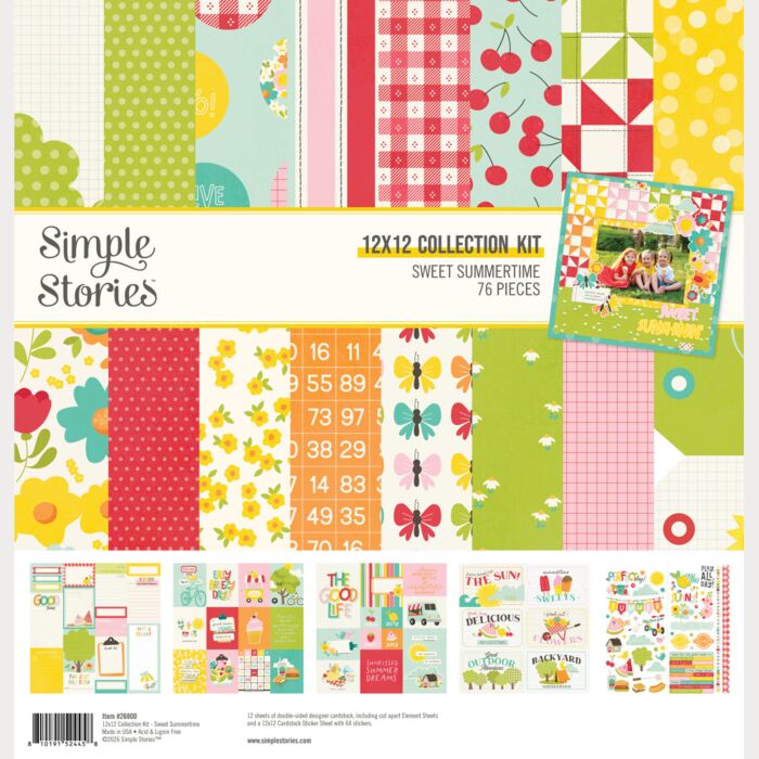 Simple Stories Sweet Summertime 12X12 Collection Kit