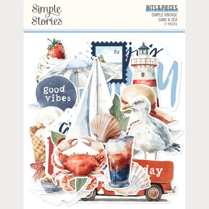 Simple Stories Simple Vintage Sand & Sea Bits & Pieces