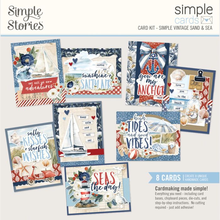Simple Stories Simple Vintage Sand & Sea Simple Cards Card Kit