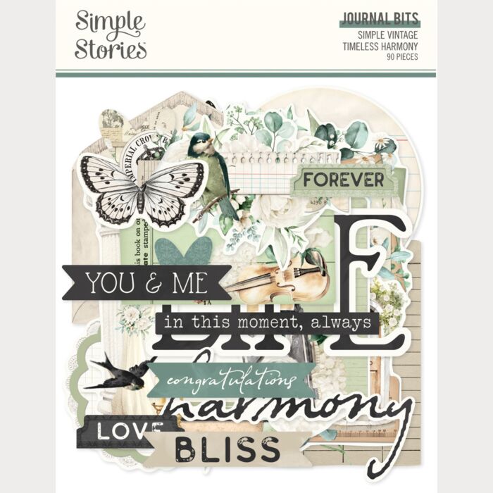 Simple Stories Simple Vintage Timeless Harmony Journal Bits & Pieces