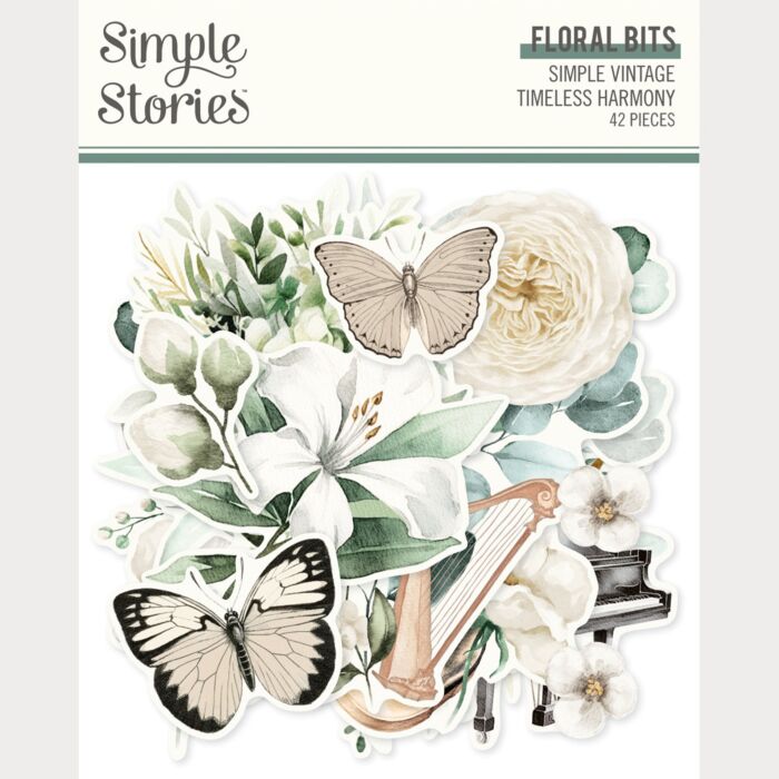 Simple Stories Simple Vintage Timeless Harmony Floral Bits & Pieces