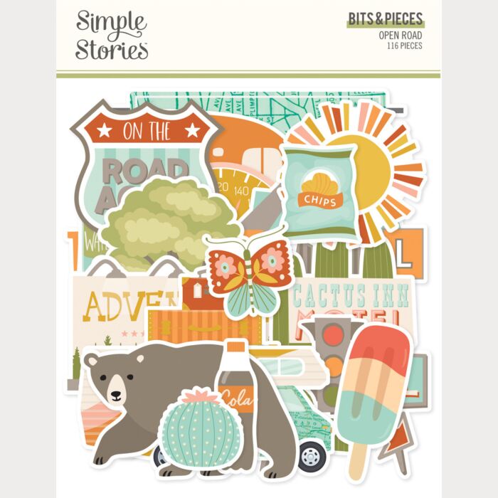 Simple Stories Open Road Bits & Pieces
