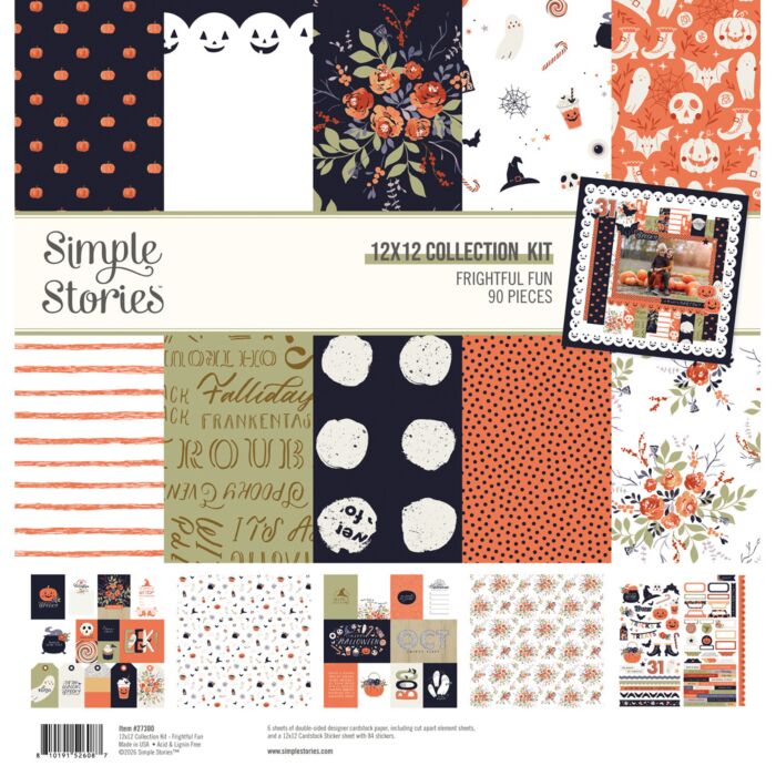 Simple Stories Frightful Fun 12x12 Collection Kit