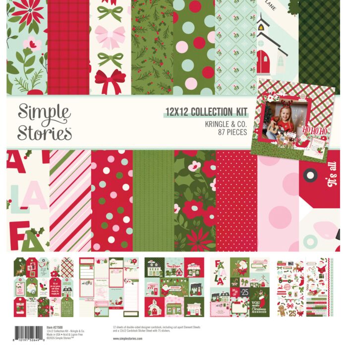 Simple Stories Kringle & Co. 12x12 Collection Kit