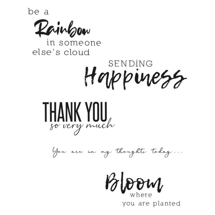 Sizzix Clear Stamp