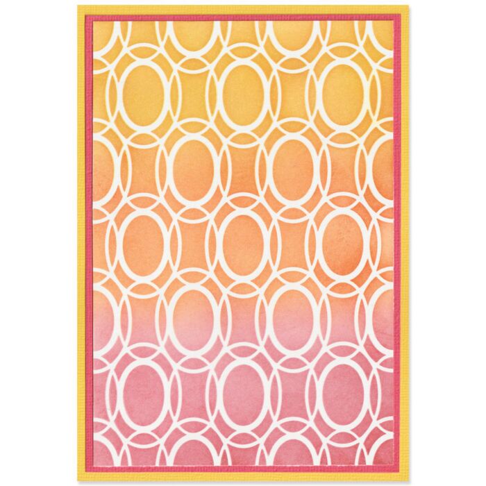 Sizzix A6 Stencil Cosmopolitan