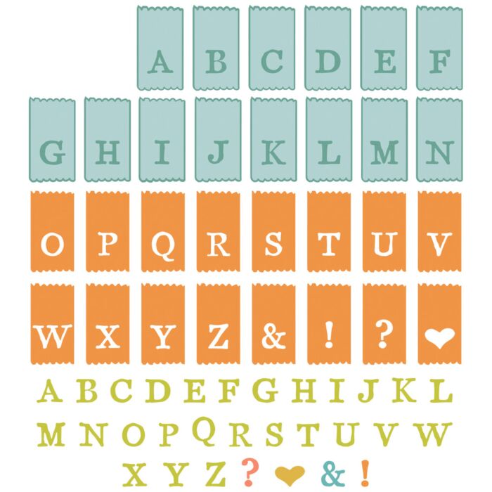 Sizzix 49 and Market Framelits Die Set w/Stamps