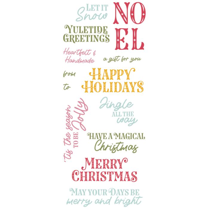 Sizzix Catherine Pooler Clear Stamps Set