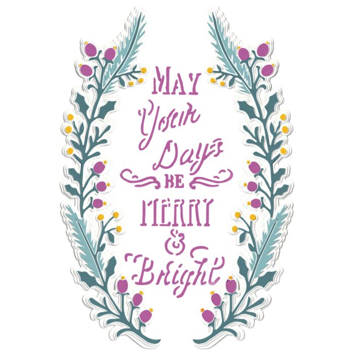 Sizzix Jen Long 3-D Textured Impressions Embossing Folder