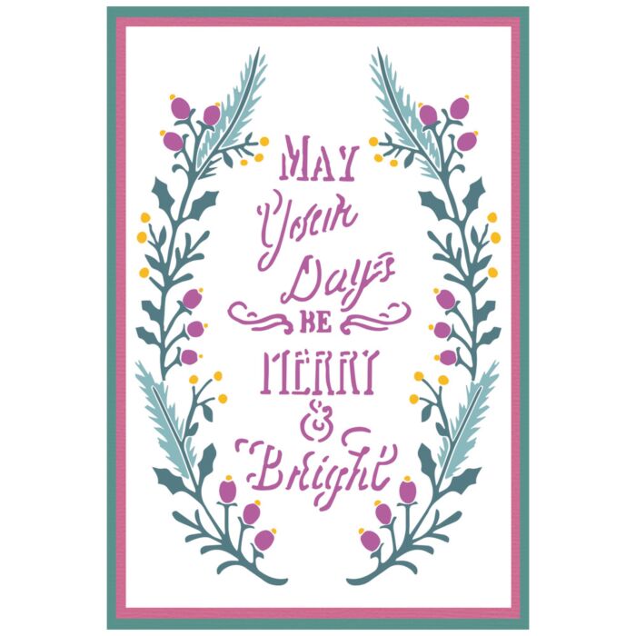 Sizzix Jen Long A6 Layered Stencils