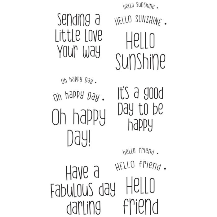 Sizzix Clear Stamp