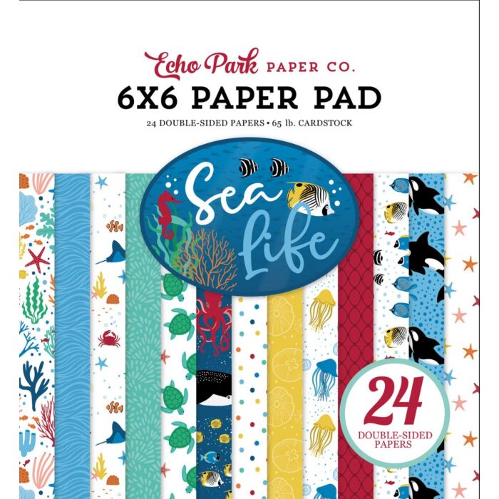 Echo Park SEA LIFE 6X6 PAPER PAD