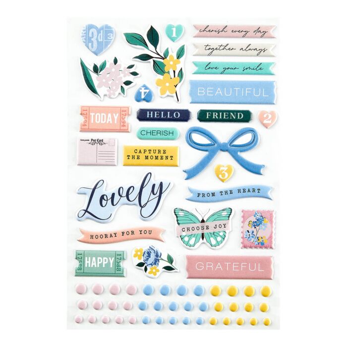 Spellbinders Puffy Stickers